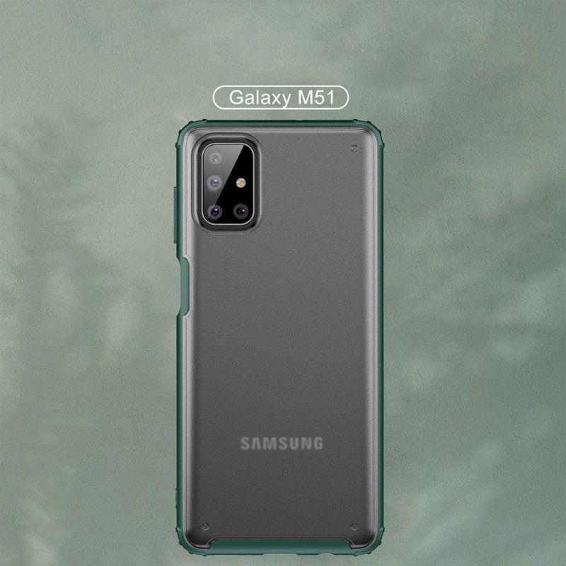 Cover Samsung Galaxy M51 Sort Frostet Hybrid