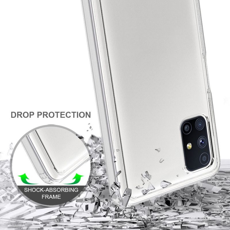 Cover Samsung Galaxy M51 Sort Gennemsigtig Krystal