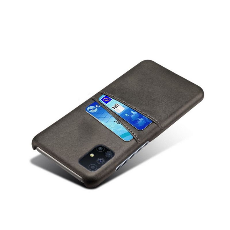 Cover Samsung Galaxy M51 Sort Mobilcover Kortholder