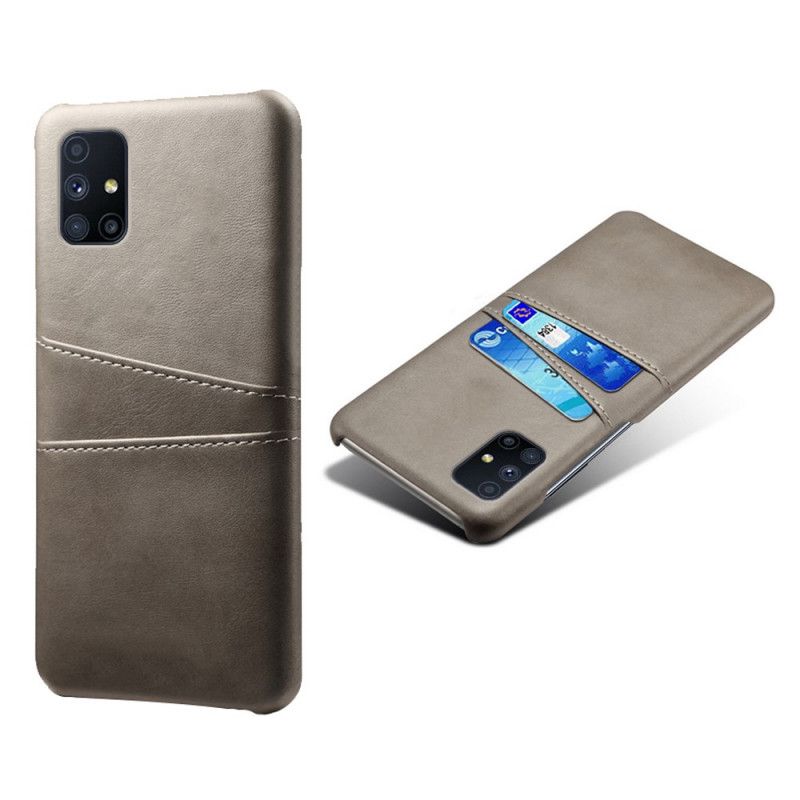 Cover Samsung Galaxy M51 Sort Mobilcover Kortholder