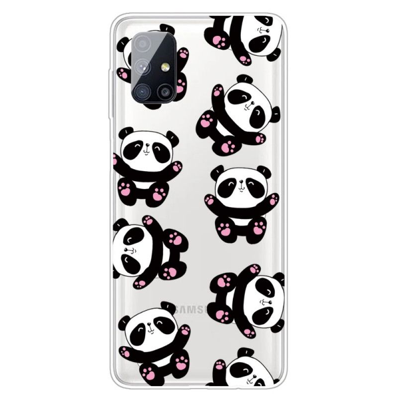 Cover Samsung Galaxy M51 Top Sjove Pandaer Original