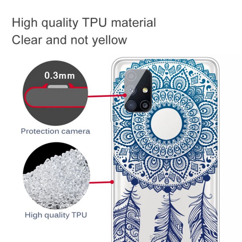 Cover Samsung Galaxy M51 Unik Blomstermandala