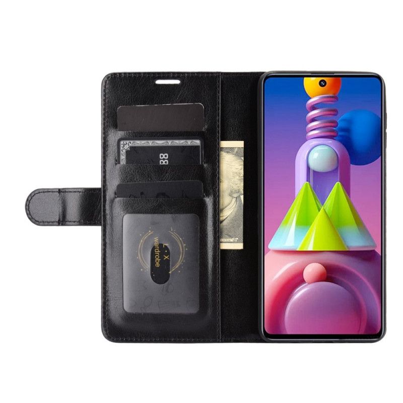 Flip Cover Læder for Samsung Galaxy M51 Sort Ultra Kunstlæder