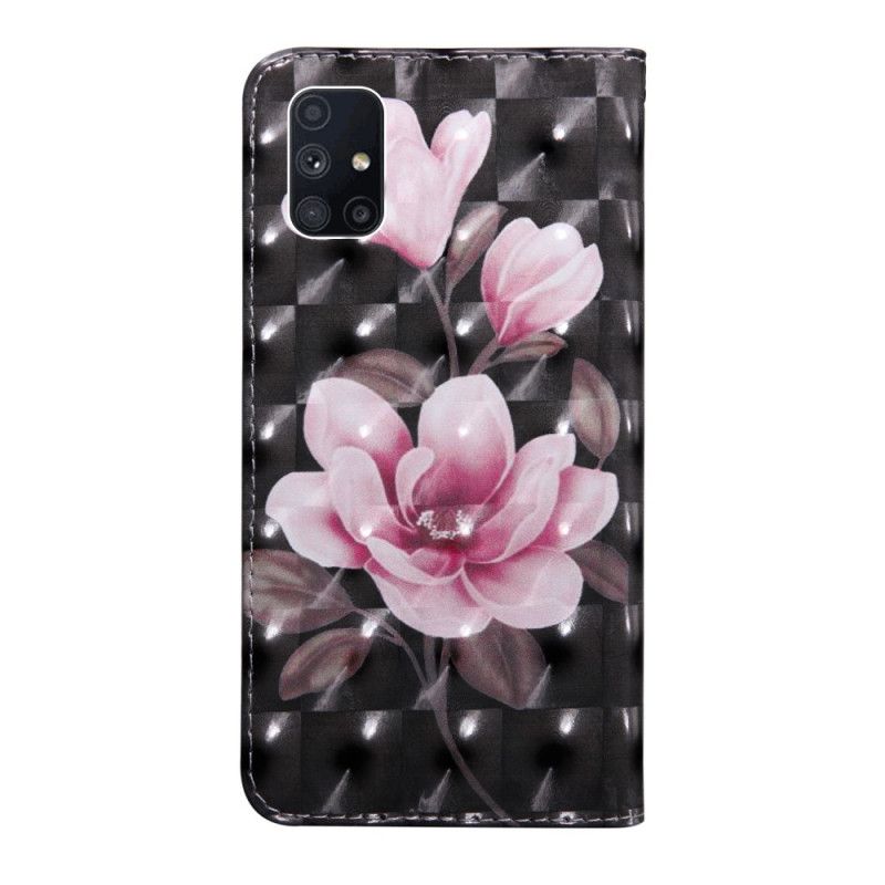 Flip Cover Læder Samsung Galaxy M51 Blomster Blomstrer