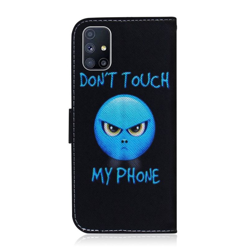 Flip Cover Læder Samsung Galaxy M51 Emoji-Telefon