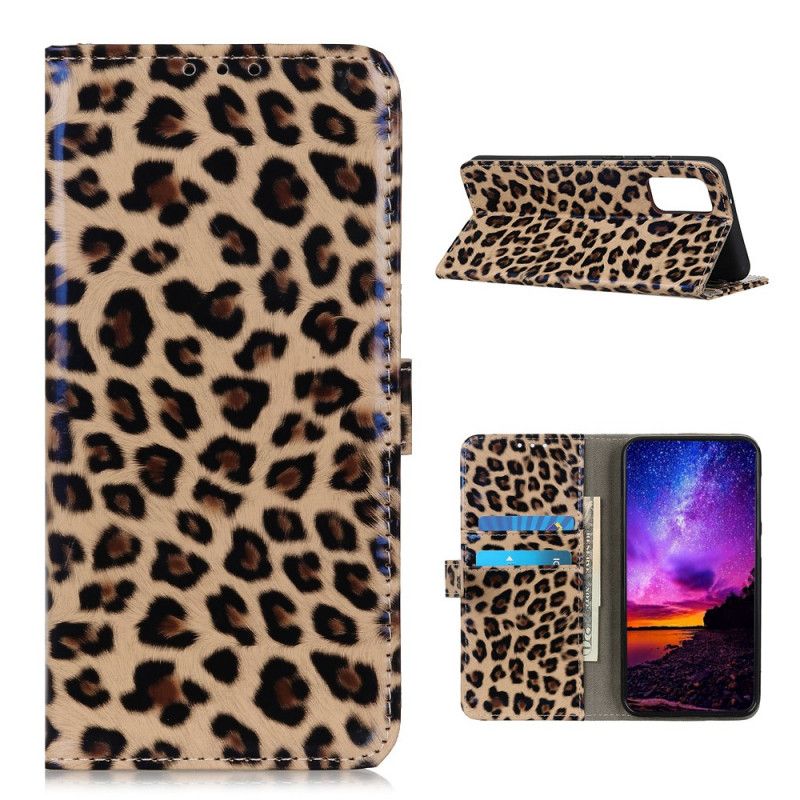 Flip Cover Læder Samsung Galaxy M51 Leopardhud