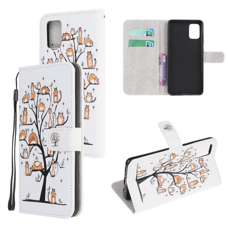 Flip Cover Samsung Galaxy M51 Mobilcover Funky G-Streng Katte