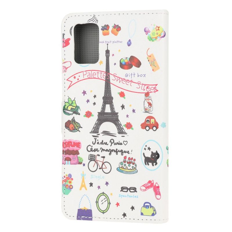 Flip Cover Samsung Galaxy M51 Mobilcover Jeg Elsker Paris