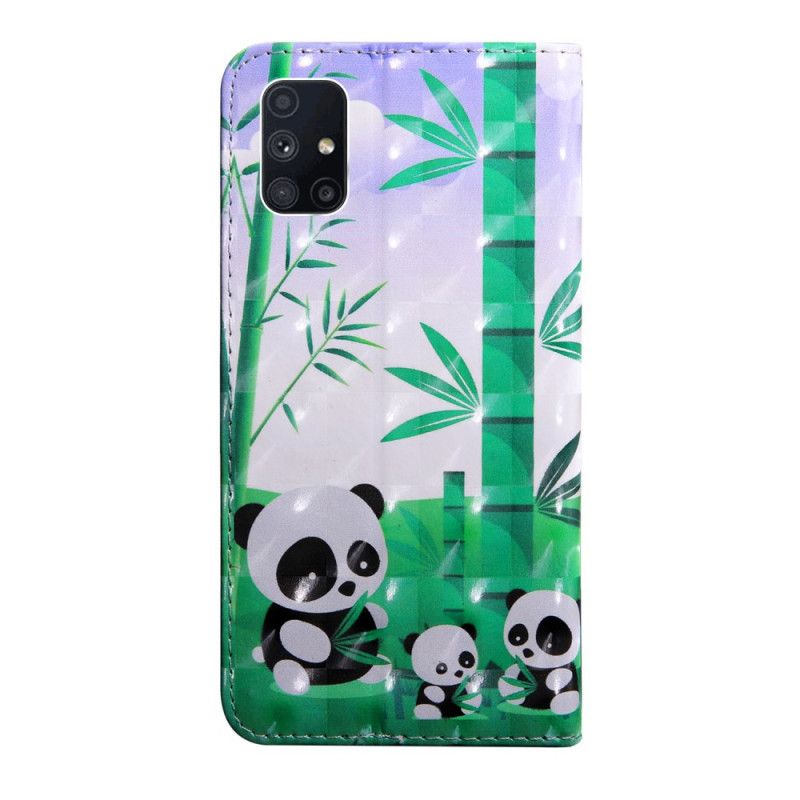 Flip Cover Samsung Galaxy M51 Mobilcover Pandafamilie