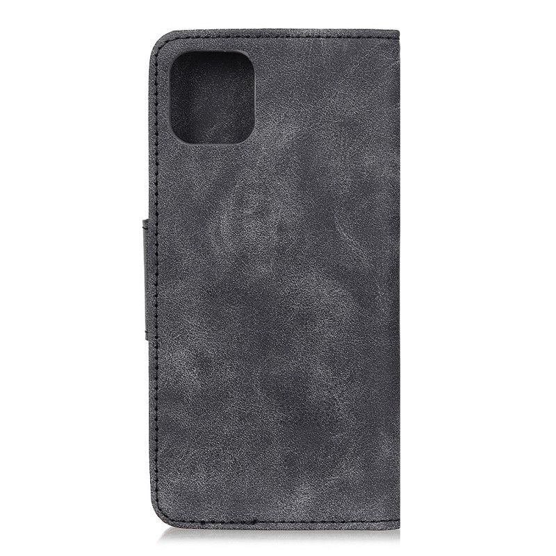 Flip Cover Samsung Galaxy M51 Sort Vintage Split Læder