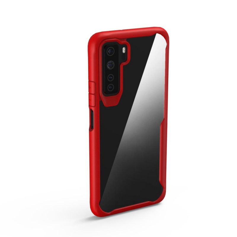 Cover Huawei P40 Lite 5G Rød Skråkant Hybrid