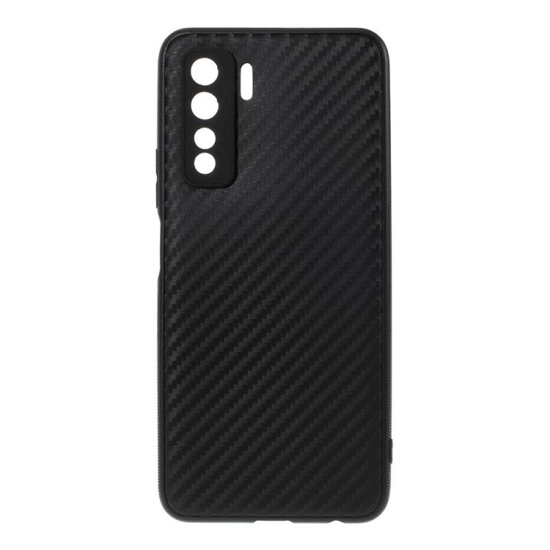 Cover Huawei P40 Lite 5G Silikone Kulfiber