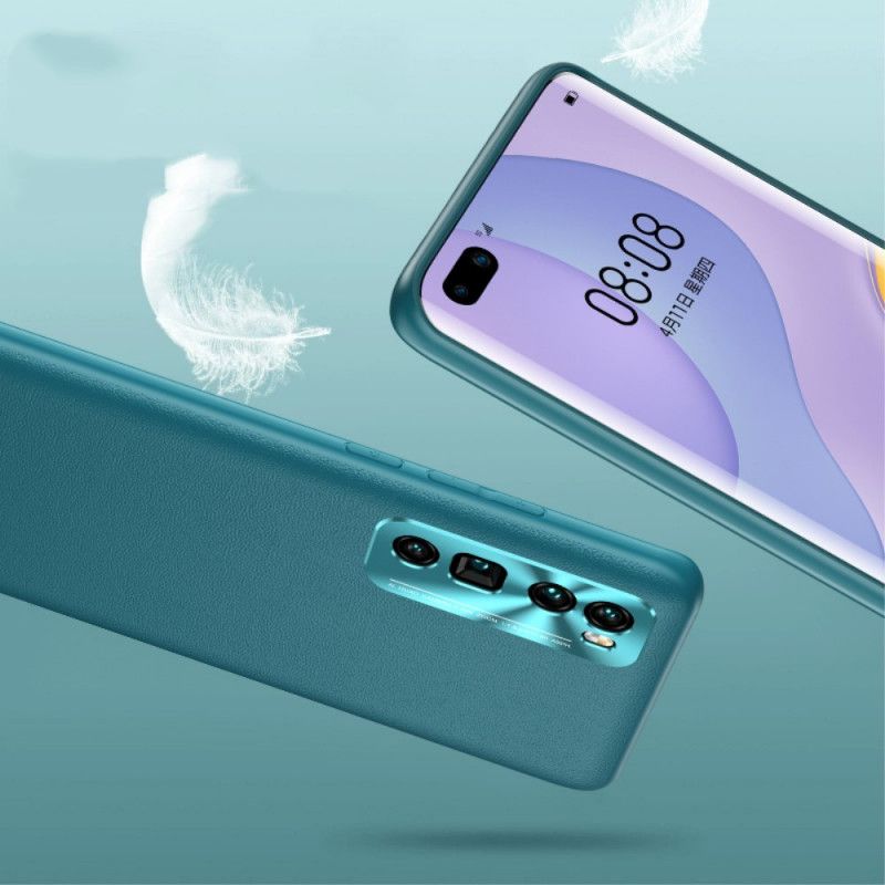 Cover Huawei P40 Lite 5G Sort Farve Læder Stil