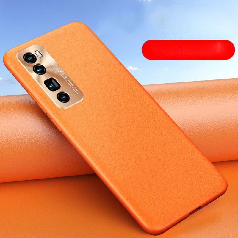 Cover Huawei P40 Lite 5G Sort Farve Læder Stil