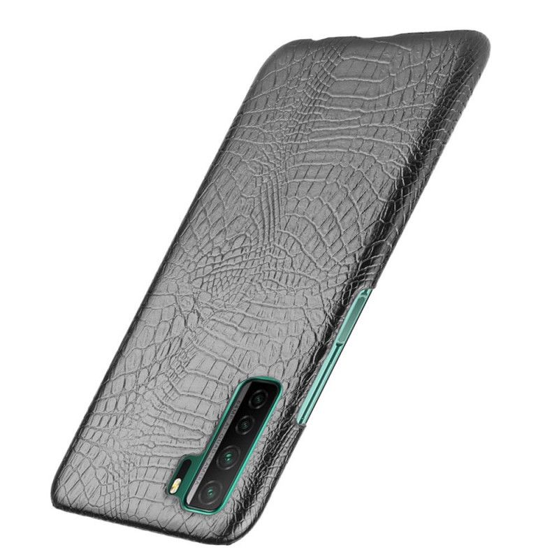 Cover Huawei P40 Lite 5G Sort Krokodillehudeffekt Beskyttelse