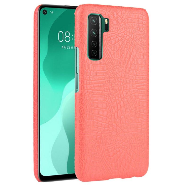 Cover Huawei P40 Lite 5G Sort Krokodillehudeffekt Beskyttelse