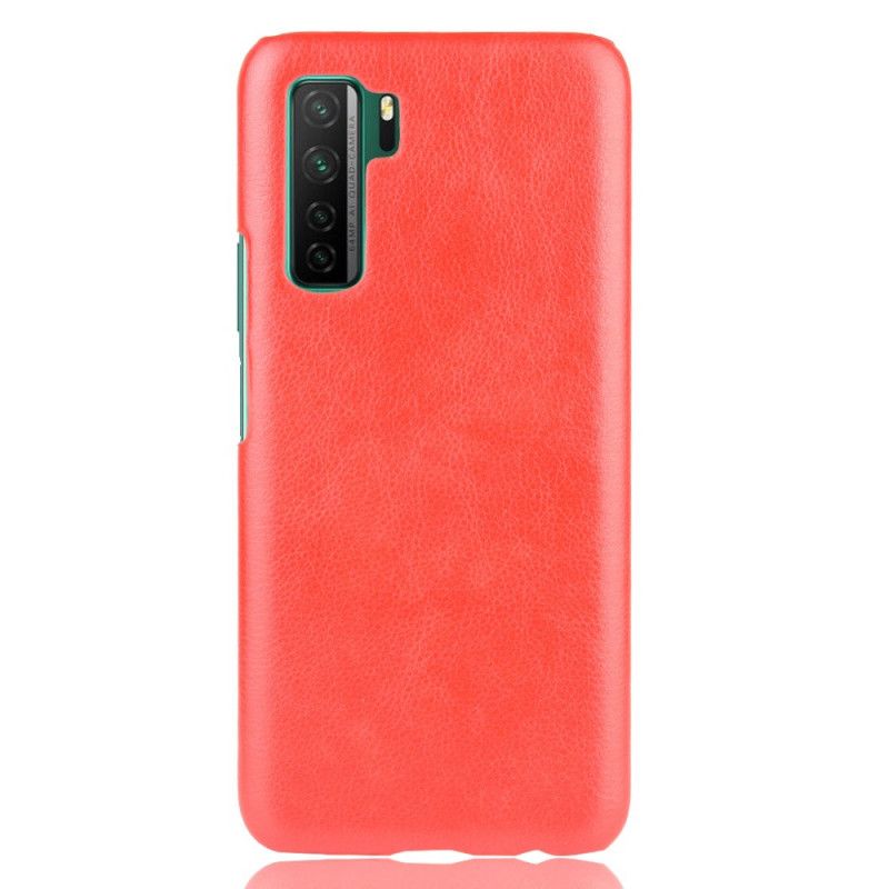 Cover Huawei P40 Lite 5G Sort Ydeevne Lychee Læder Effekt