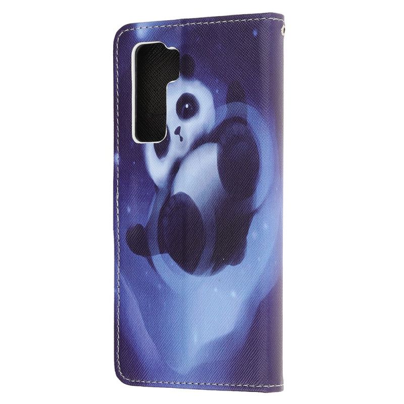 Flip Cover Huawei P40 Lite 5G Mobilcover Pandarum Med Rem