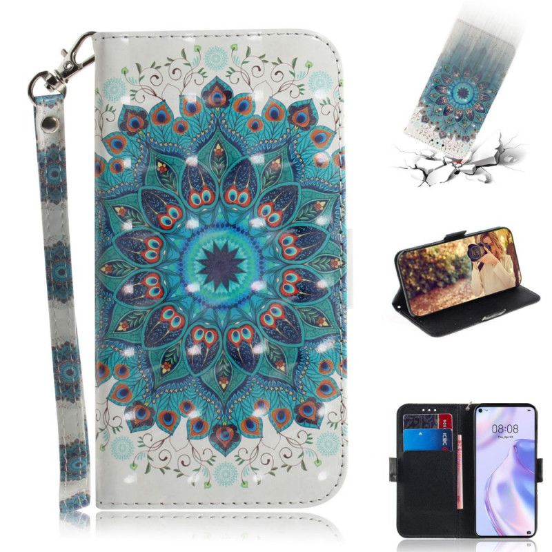 Flip Cover Læder Huawei P40 Lite 5G Mesterlig Mandala