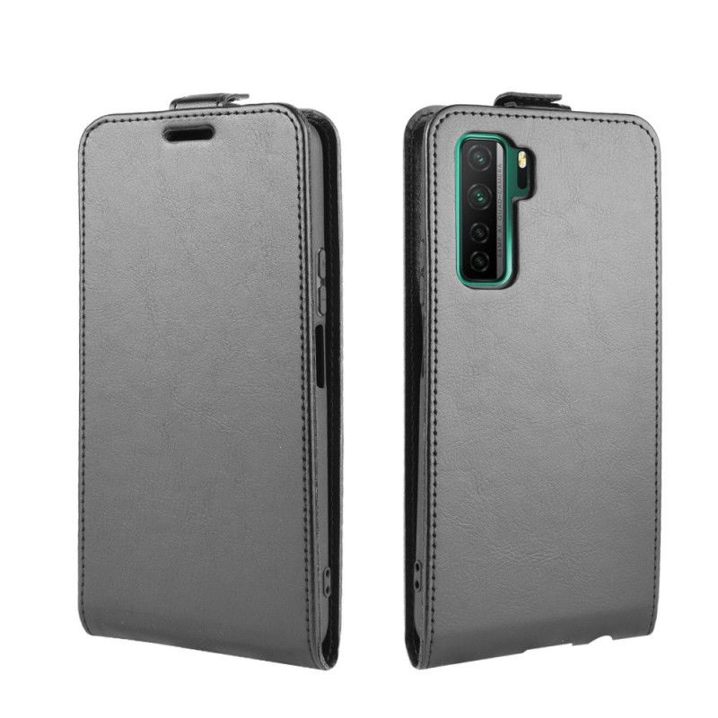 Flip Cover Læder Huawei P40 Lite 5G Sort Sammenfoldelig Original