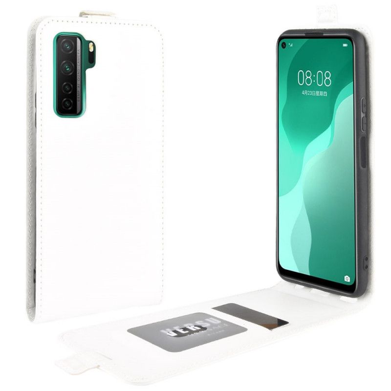 Flip Cover Læder Huawei P40 Lite 5G Sort Sammenfoldelig Original