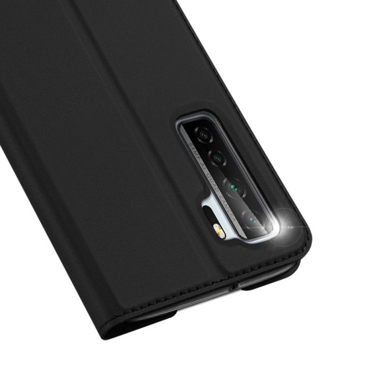 Læder Cover Huawei P40 Lite 5G Sort Mobilcover Pro Dux Ducis Hud