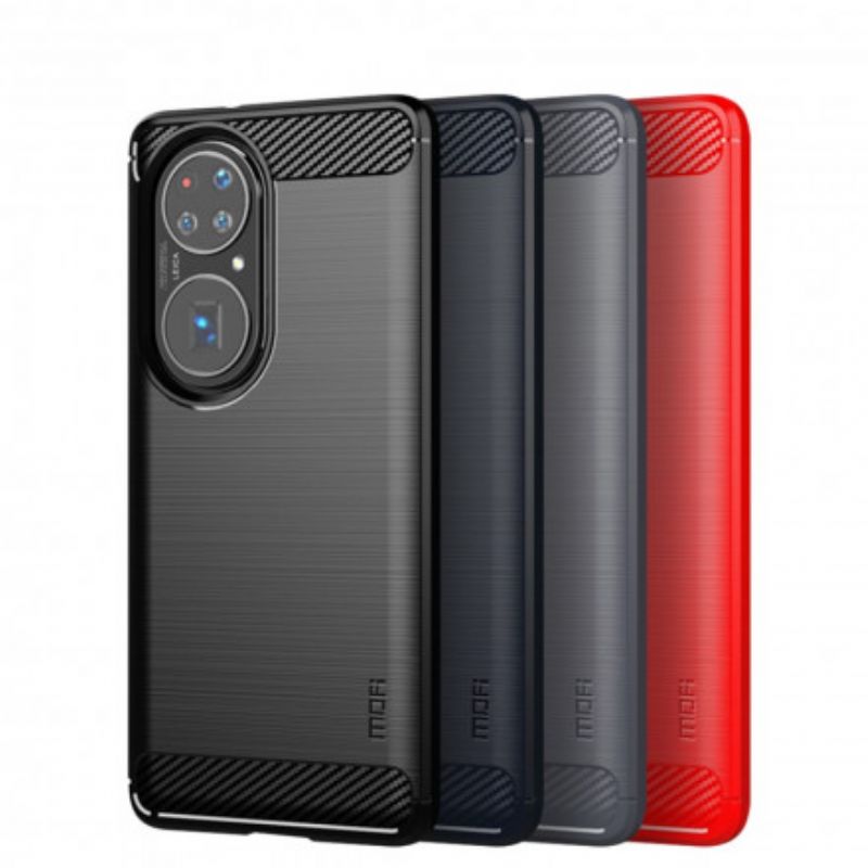 Cover Huawei P50 Børstet Carbon Fiber Mofi