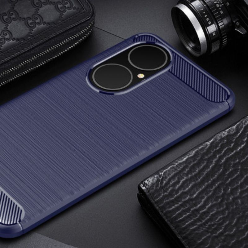 Cover Huawei P50 Børstet Kulfiber