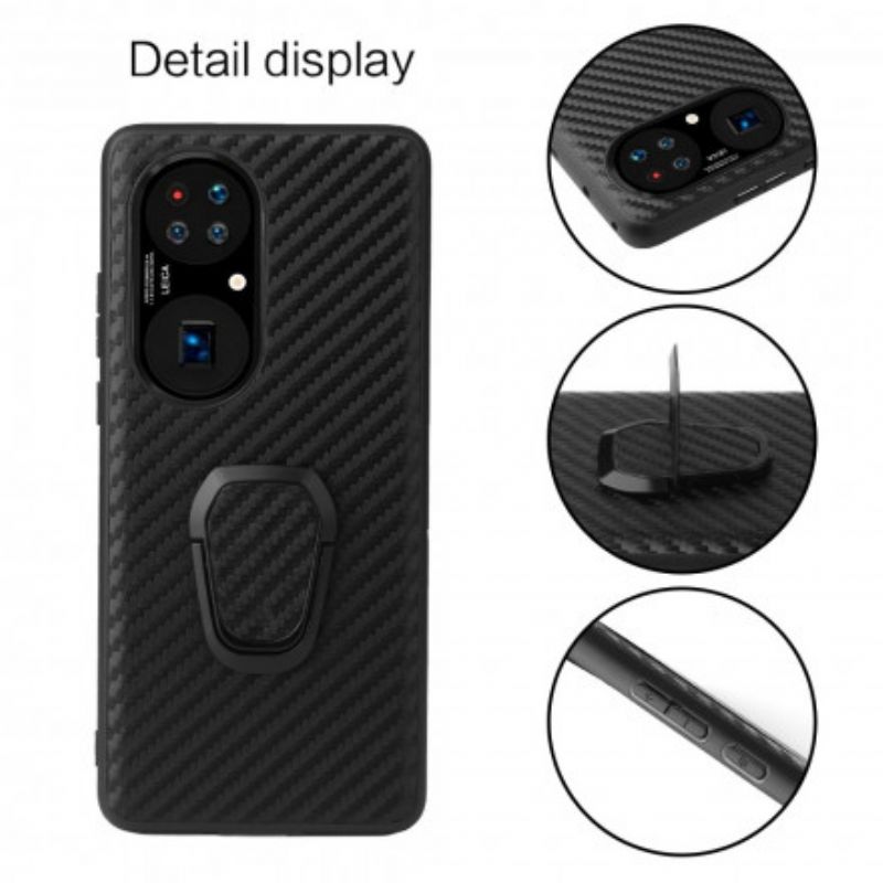 Cover Huawei P50 Carbon Fiber Support Ring