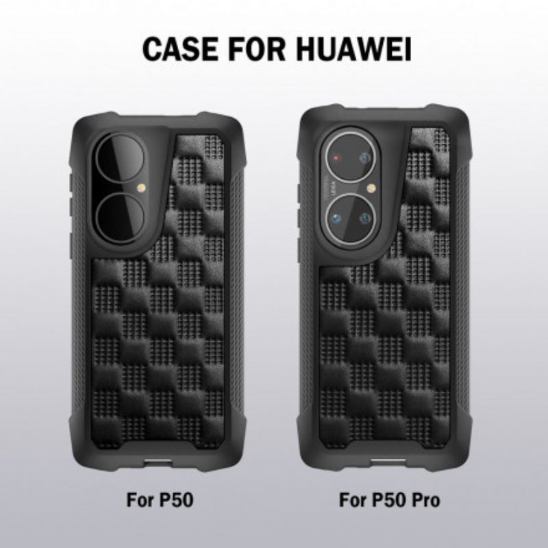 Cover Huawei P50 Quiltet Stil Forstærkede Hjørner