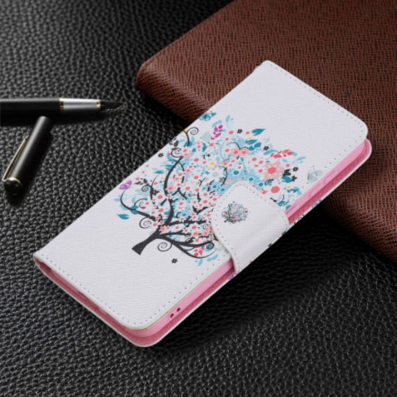 Flip Cover Huawei P50 Blomstertræ