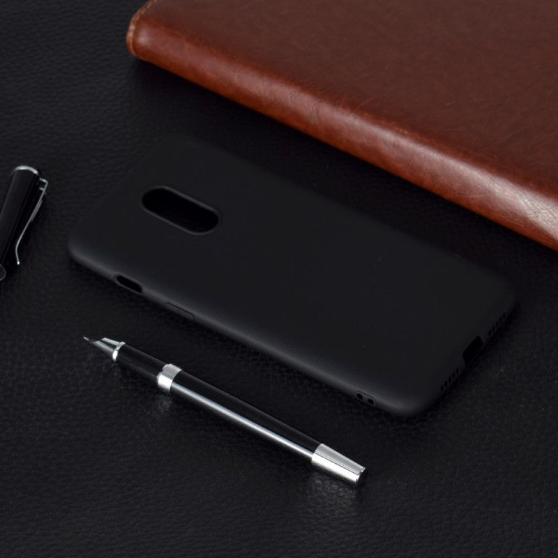 Cover OnePlus 7 Sort Frostet Silikone