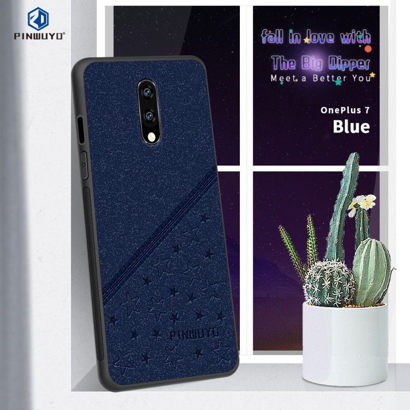 Cover OnePlus 7 Sort Heldig Stjerneserie Pinwuyo Beskyttelse