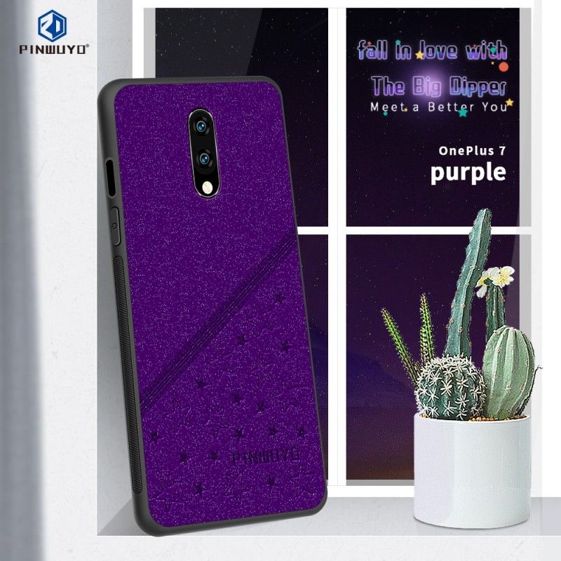 Cover OnePlus 7 Sort Heldig Stjerneserie Pinwuyo Beskyttelse