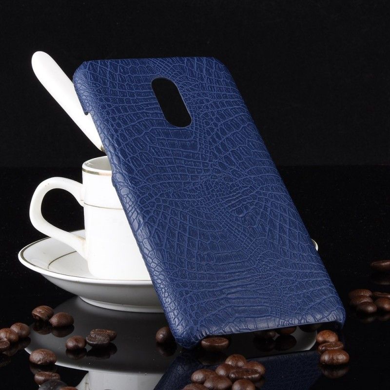 Cover OnePlus 7 Sort Krokodillehudeffekt