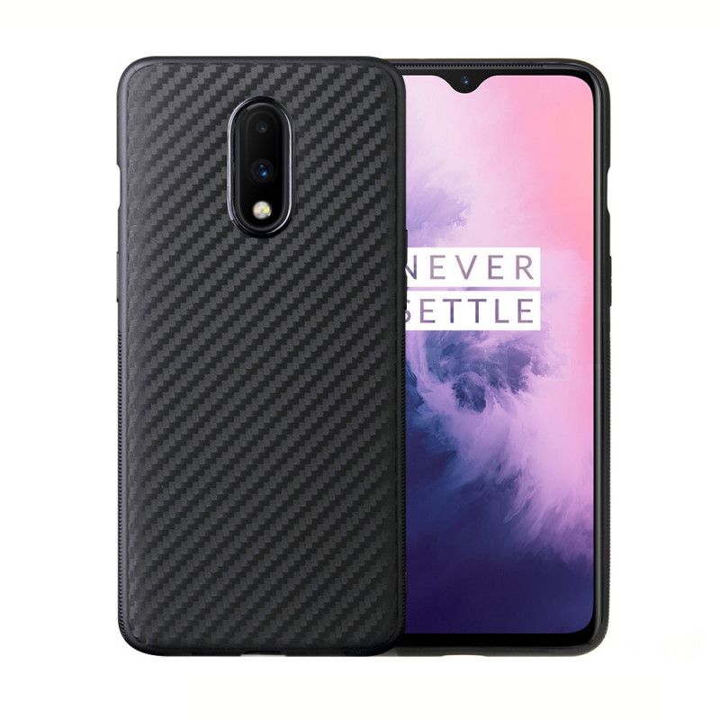 Cover OnePlus 7 Sort Magisk Kulfiber Original