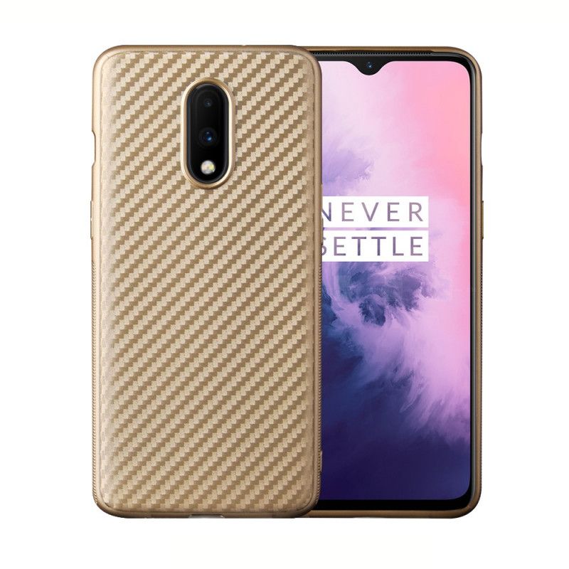 Cover OnePlus 7 Sort Magisk Kulfiber Original