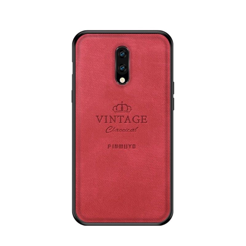 Cover OnePlus 7 Sort Mobilcover Hæderlig Vintage Pinwuyo