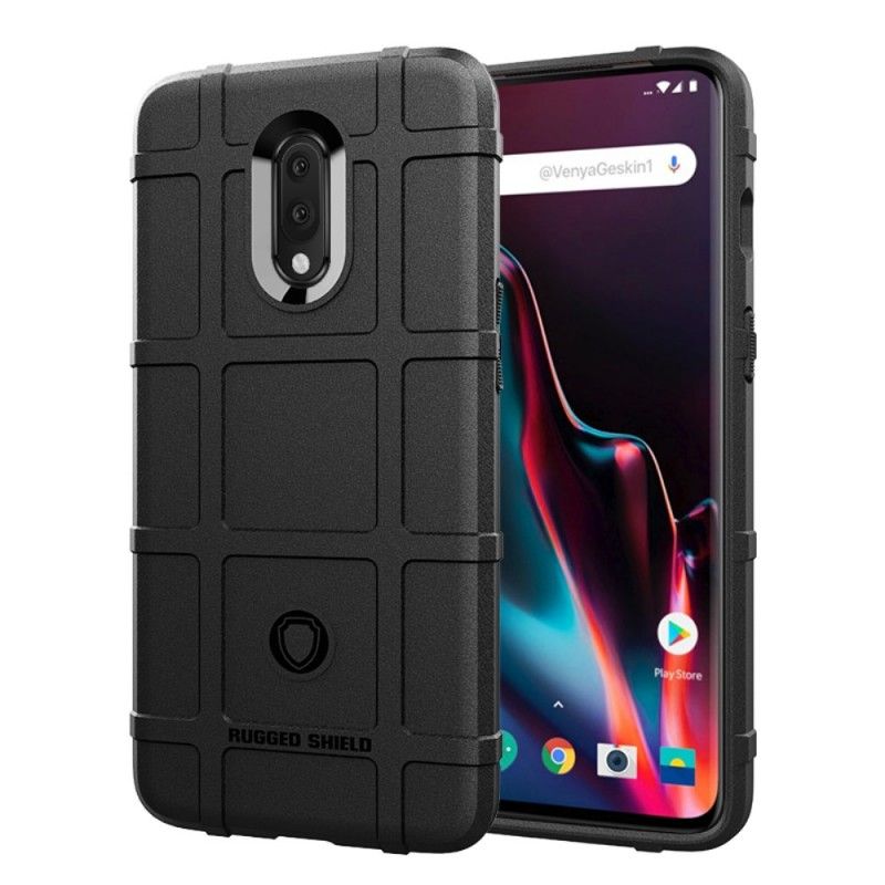 Cover OnePlus 7 Sort Robust Skjold Beskyttelse