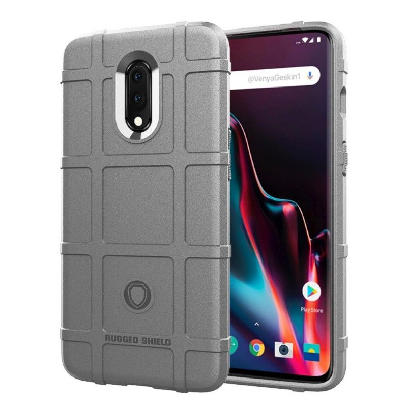 Cover OnePlus 7 Sort Robust Skjold Beskyttelse