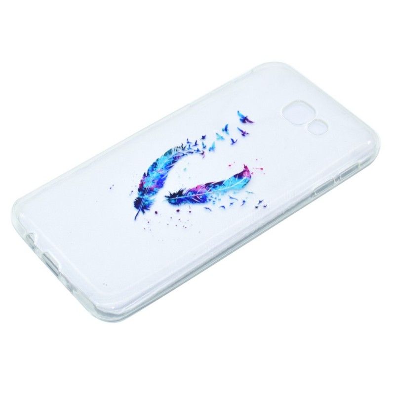 Cover for Samsung Galaxy A3 2017 Gennemsigtige Fjer