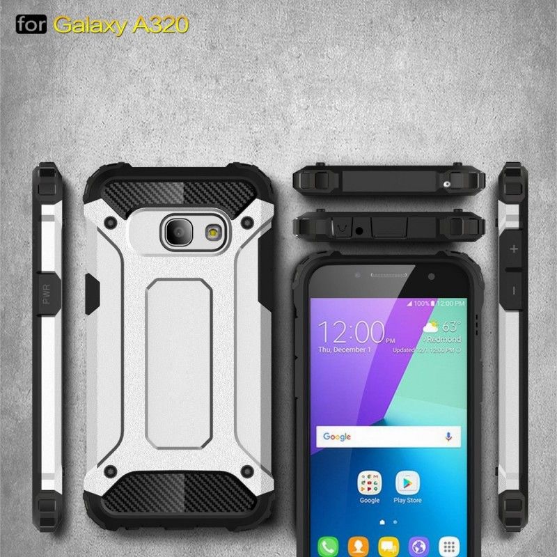 Cover Samsung Galaxy A3 2017 Hvid Overlevende