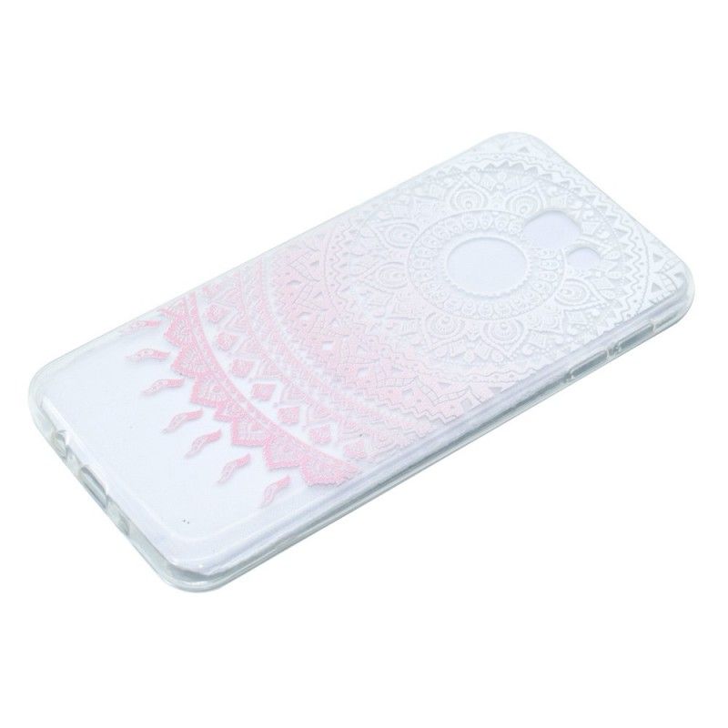 Cover Samsung Galaxy A3 2017 Rose Gennemsigtig Farverig Mandala