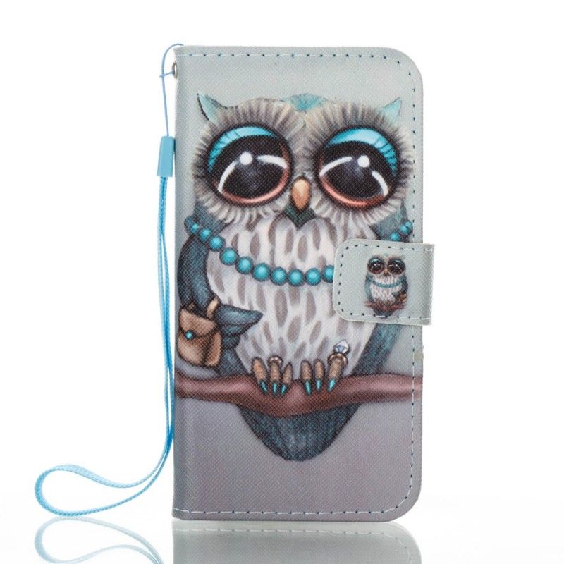 Flip Cover Læder Samsung Galaxy A3 2017 Miss Ugle