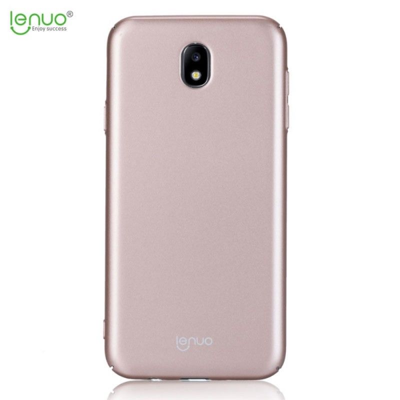 Cover Samsung Galaxy J7 2017 Rose Gold Mobilcover Silkeagtig Touch Lenuo