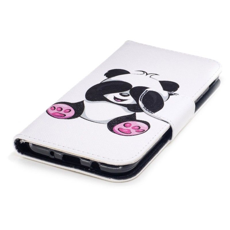 Flip Cover Læder Samsung Galaxy J7 2017 Sjov Panda