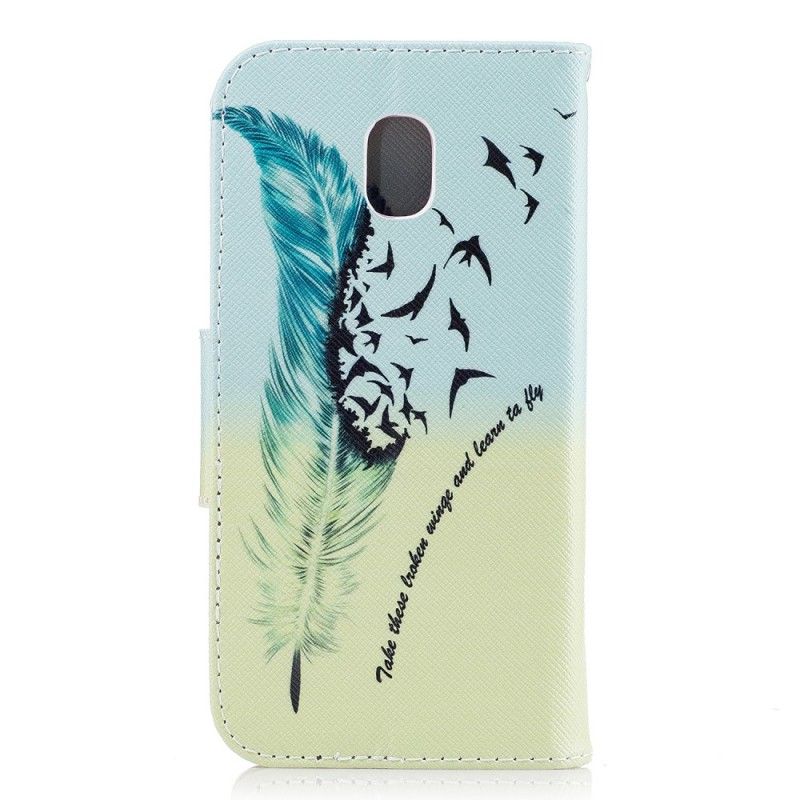 Flip Cover Samsung Galaxy J7 2017 Mobilcover Lær At Flyve