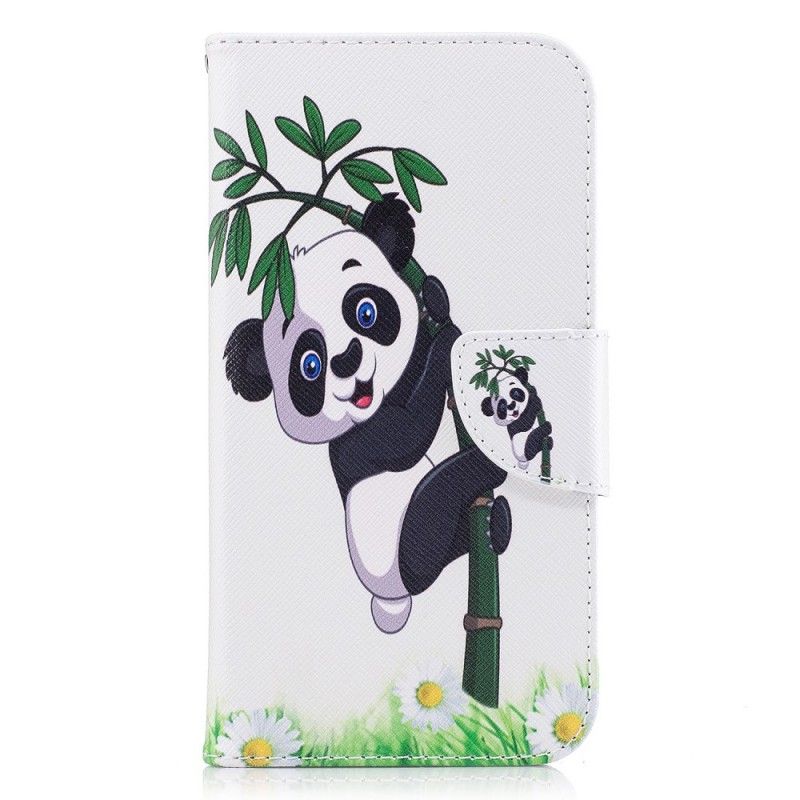 Flip Cover Samsung Galaxy J7 2017 Mobilcover Panda På Bambus