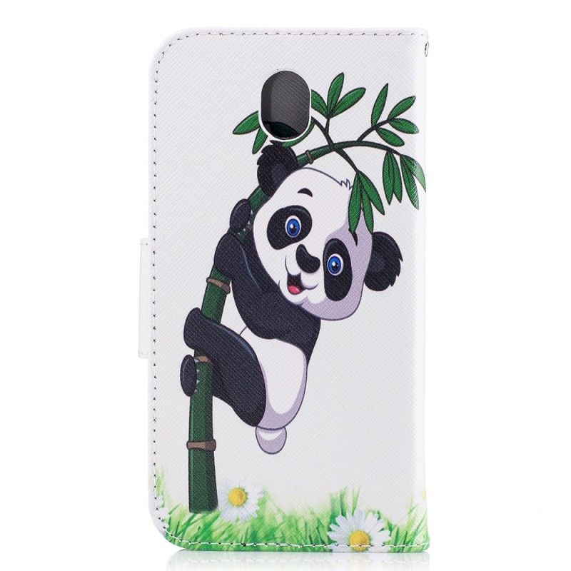 Flip Cover Samsung Galaxy J7 2017 Mobilcover Panda På Bambus