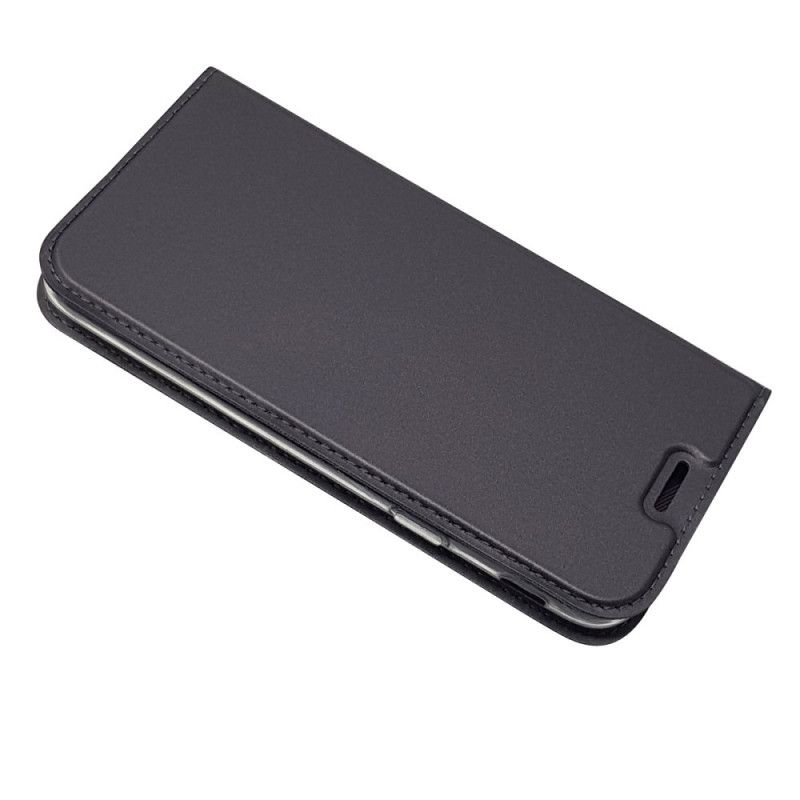 Læder Cover Samsung Galaxy J7 2017 Sort Magnetisk Lås